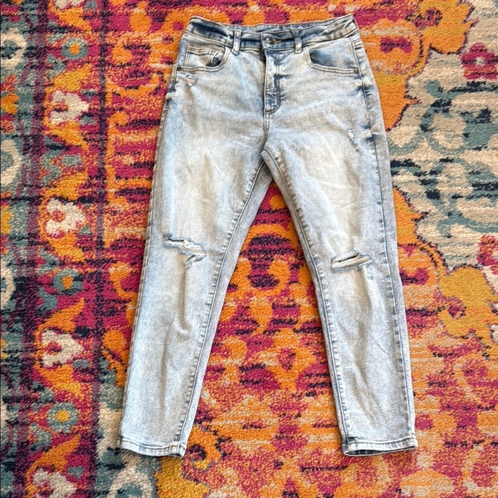 Art Class Blue Distressed Jeans